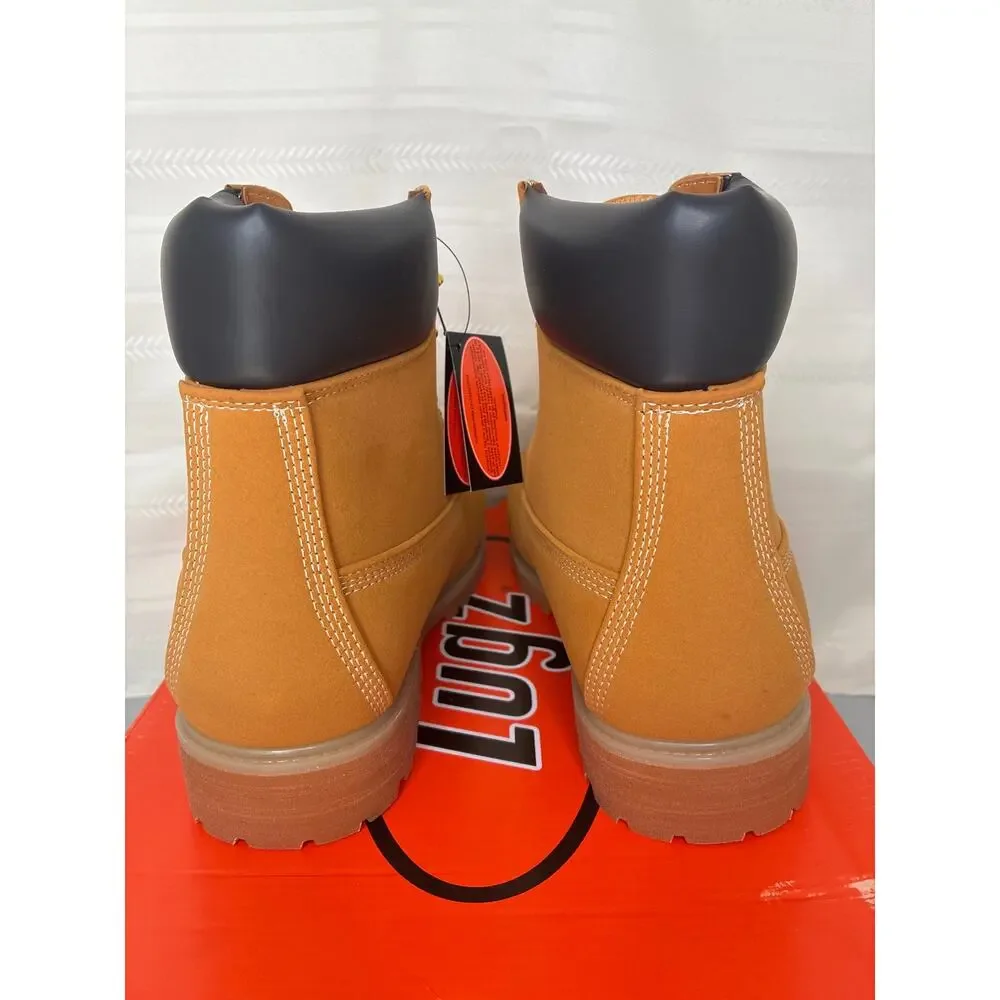 Lugz Convoy WR Men's Water Resistant Work Boots Golden Wheat Size 8W New